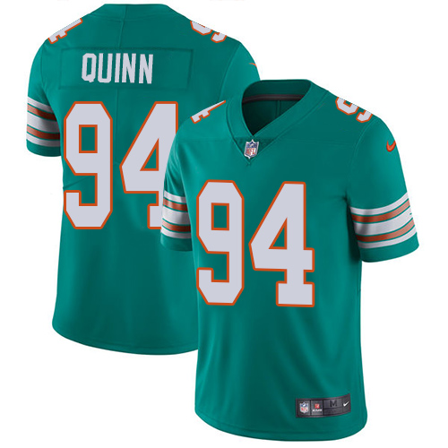 Nike Miami Dolphins 94 Robert Quinn Aqua Green Alternate Youth Stitched NFL Vapor Untouchable Limited Jersey